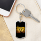 The Walking Dad - Luxury Dog Tag Keychain