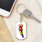 Parrot 01 - Luxury Dog Tag Keychain