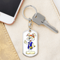 Rabbit - Luxury Dog Tag Keychain