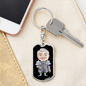 Knight 06-2 - Luxury Dog Tag Keychain