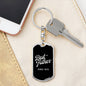 Best Father Since 1979 v3 - Luxury Dog Tag Keychain