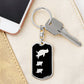 Mama Penguin With 2 Chicks v2 - Luxury Dog Tag Keychain
