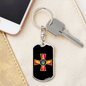 Ukrainian Air Force - Luxury Dog Tag Keychain