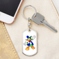 Duck - Luxury Dog Tag Keychain