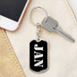 Jan v3 - Luxury Dog Tag Keychain