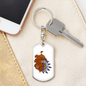 Buffalo - Luxury Dog Tag Keychain