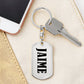 Jaime v01 - Luxury Dog Tag Keychain