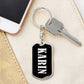 Karin v02 - Luxury Dog Tag Keychain