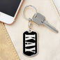 Kay v02 - Luxury Dog Tag Keychain