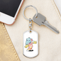 Elephant - Luxury Dog Tag Keychain
