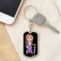 Knight 02-2 - Luxury Dog Tag Keychain