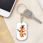 Tiger 01 - Luxury Dog Tag Keychain