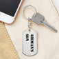 Airman's Son - Luxury Dog Tag Keychain