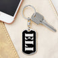 Eli v3 - Luxury Dog Tag Keychain