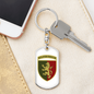 24th Mechanized Brigade (Ukraine) v2 - Luxury Dog Tag Keychain