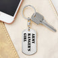 Army Ranger's Girl - Luxury Dog Tag Keychain