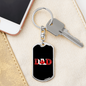 Canada Dad v2 - Luxury Dog Tag Keychain