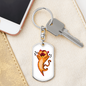 Tiger 02 - Luxury Dog Tag Keychain