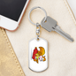 Squirrel - Luxury Dog Tag Keychain