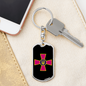 Ukrainian Armed Forces - Luxury Dog Tag Keychain