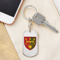 1129th Air Defence Missile Regiment (Ukraine) - Luxury Dog Tag Keychain