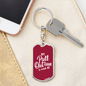 My Game Is Weak - Luxury Dog Tag Keychain