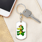 Crocodile - Luxury Dog Tag Keychain