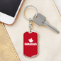 Canada Dad - Luxury Dog Tag Keychain