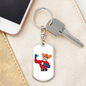 Cowboy - Luxury Dog Tag Keychain