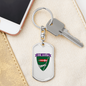 14th Mechanized Brigade (Ukraine) - Luxury Dog Tag Keychain