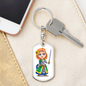 Knight 03 - Luxury Dog Tag Keychain