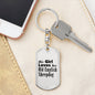 Old English Sheepdog - Luxury Dog Tag Keychain