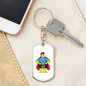 Superhero 02 - Luxury Dog Tag Keychain