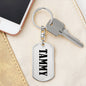 Tammy v01 - Luxury Dog Tag Keychain