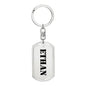 Ethan - Luxury Dog Tag Keychain