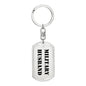 Military Husband - Luxury Dog Tag Keychain