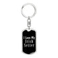 Love My Irish Setter v2 - Luxury Dog Tag Keychain