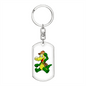 Crocodile - Luxury Dog Tag Keychain