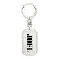 Joel - Luxury Dog Tag Keychain