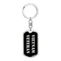 Vietnam Veteran v2 - Luxury Dog Tag Keychain