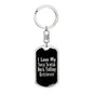 Love My Nova Scotia Duck Tolling Retriever v2 - Luxury Dog Tag Keychain