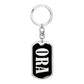 Ora v02 - Luxury Dog Tag Keychain