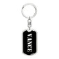 Vance v3 - Luxury Dog Tag Keychain