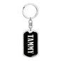 Tammy v02 - Luxury Dog Tag Keychain