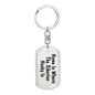 Siberian Husky's Home - Luxury Dog Tag Keychain