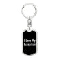 Love My Dalmatian v2 - Luxury Dog Tag Keychain
