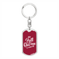 My Game Is Weak - Luxury Dog Tag Keychain