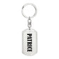 Patrice v01 - Luxury Dog Tag Keychain