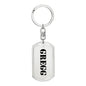 Gregg - Luxury Dog Tag Keychain