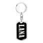 Lana v02 - Luxury Dog Tag Keychain